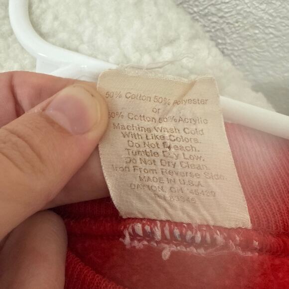 Peanut Butter & Jelly Vintage Red Christmas Sweater Grandma Gingerbread Medium - Picture 6 of 6